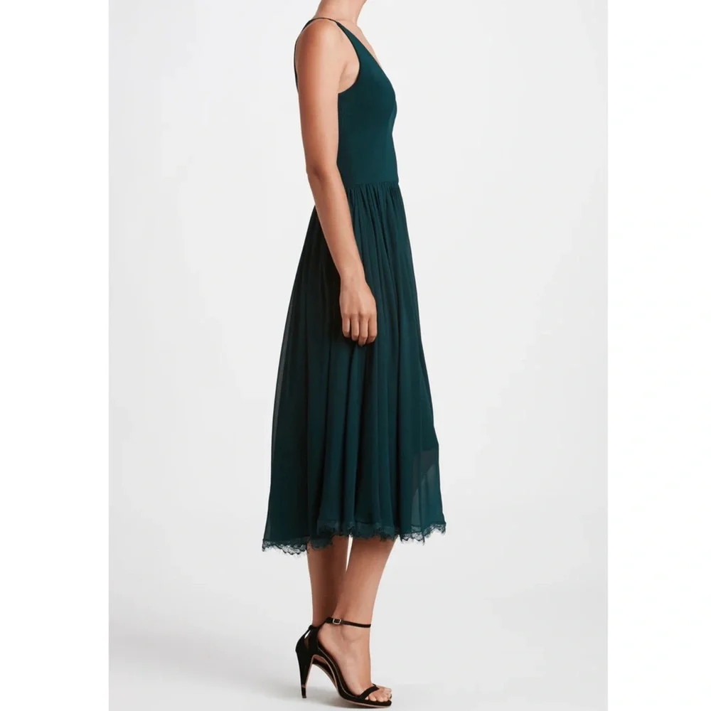 Dress The Population Alicia Dress Pine Green Size XL - Picture 2 of 11